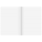 Notizbuch Premium FACT!plus Kladde | A4, liniert, Gummizugverschluss, schwarz